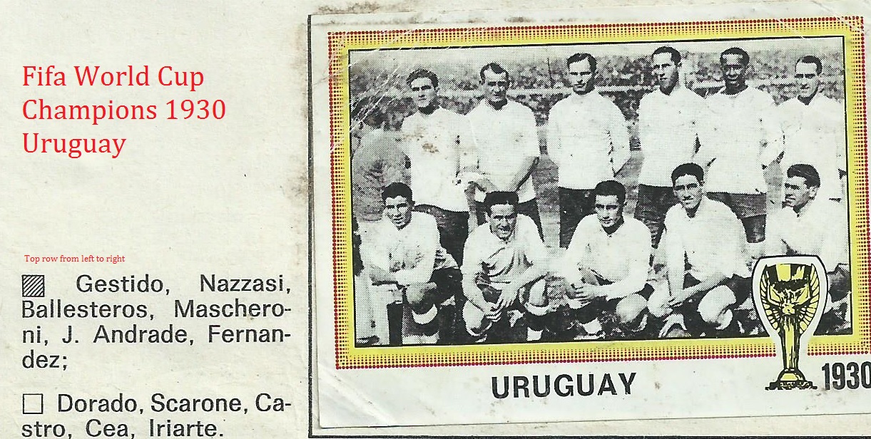 The first Fifa world cup 13.7 - 30.7 1930 in Uruguay