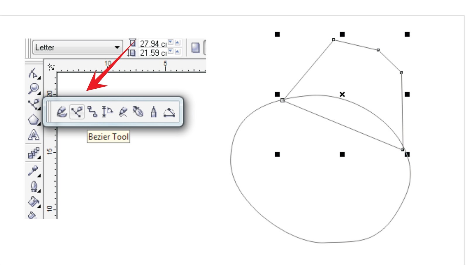 Coreldraw размер