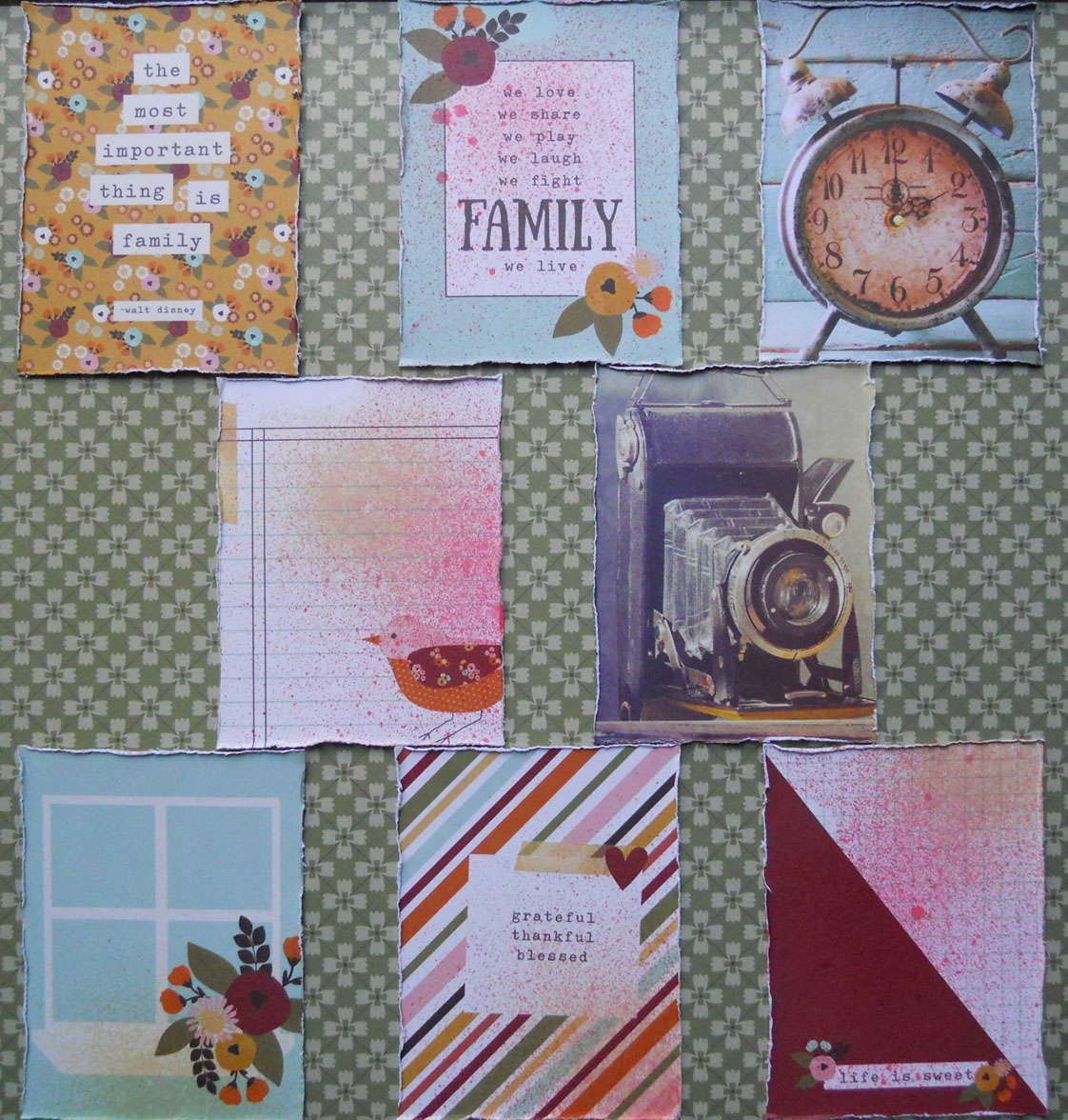 FotoBella Simple Stories Vintage Blessings ATC's