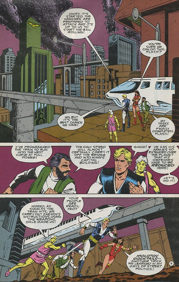Read online Flash Gordon (1988) comic -  Issue #9 - 10
