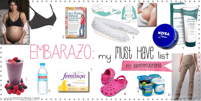 Embarazo my Must Have list. BebeBlog by @mimuselina