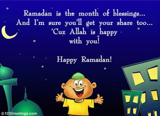Kartu Ucapan Happy Ramadhan 2022