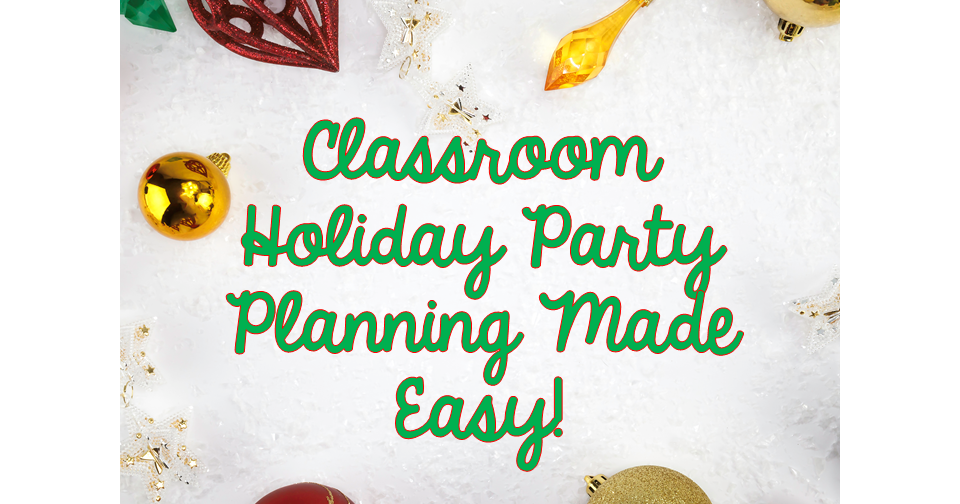 Stress Free Holiday Party Planning | Fun in ECSE
