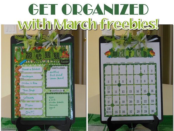 {FREEBIES} March Menu Planner & Calendar