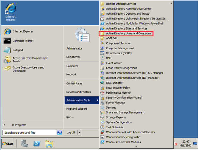 การ Join Domain Windows Server 2008 R2
