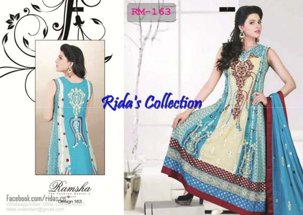 Ramsha Zari Latest Dresses Collection 2013 By Rida For Women | She9 E ...