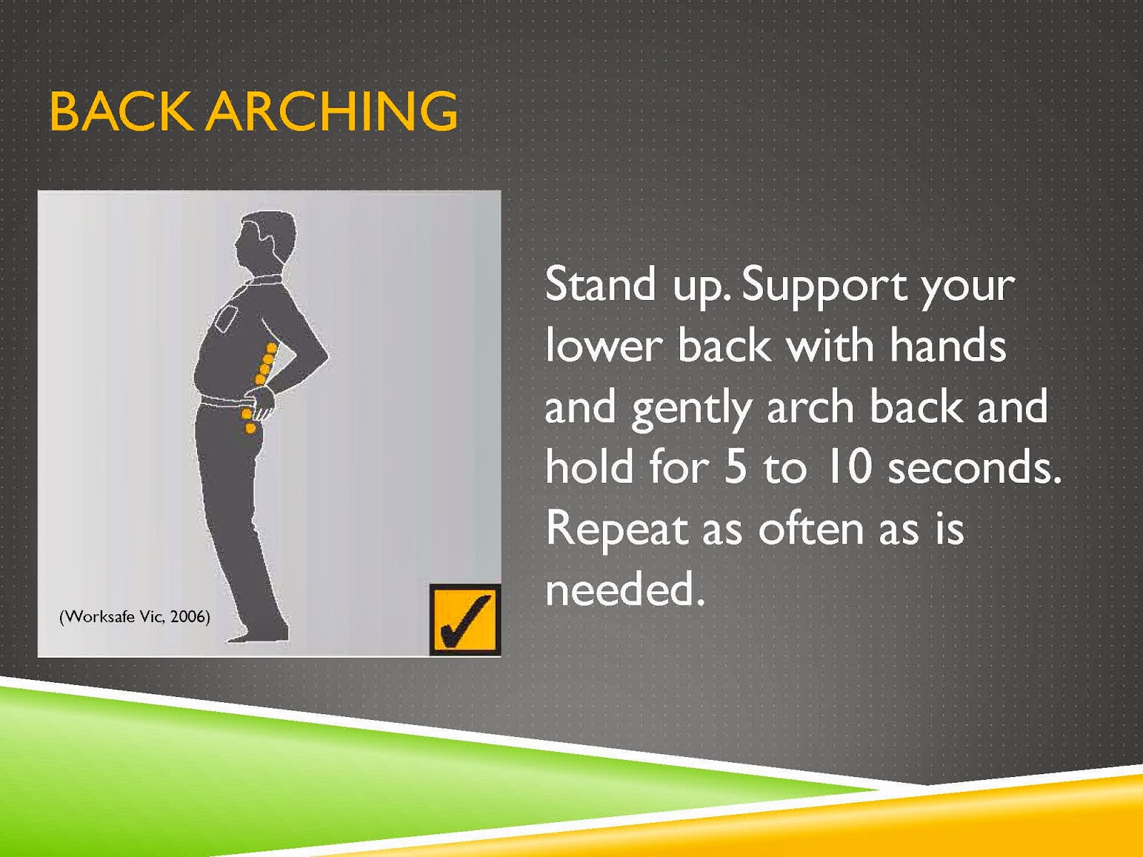 BACK SUPPORT EXERCISES