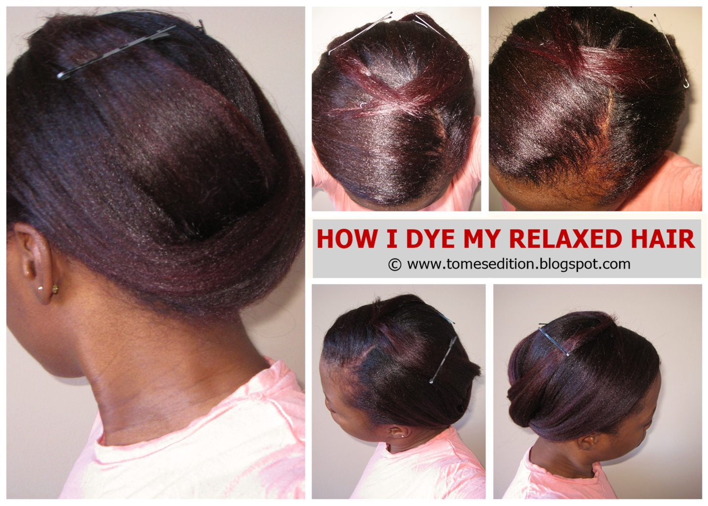 Tomes Edition How I Dye My Relaxed Hair