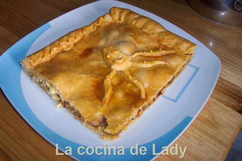 La Cocina de Lady: Empanada de Pulpo Paso a Paso (Thermomix)