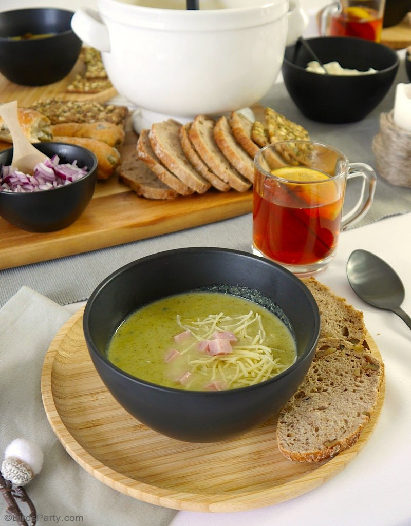 A Cozy Winter Soup Party Tablescape Party Ideas Party