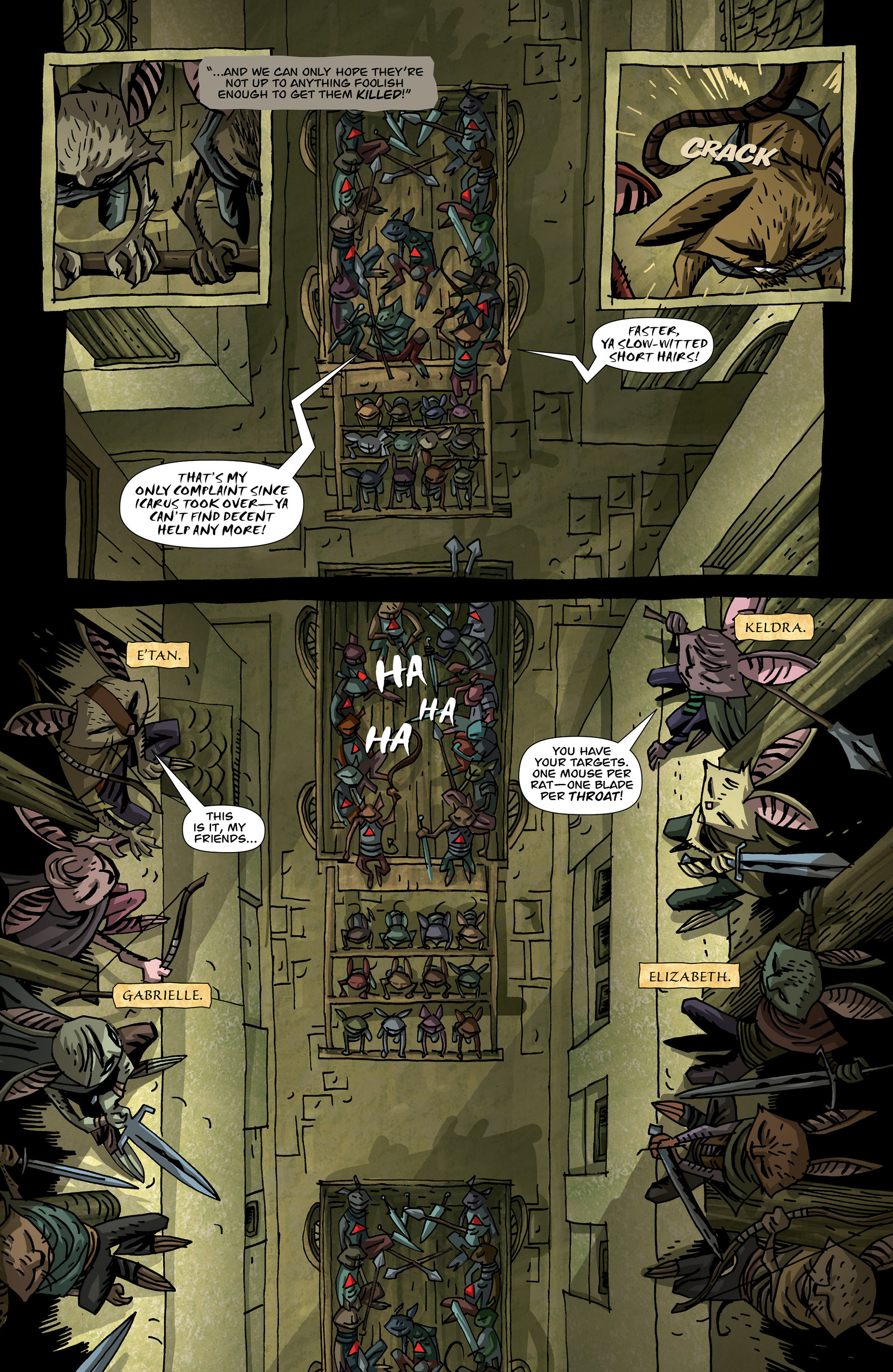 Read online The Mice Templar Volume 4: Legend comic -  Issue #13 - 12