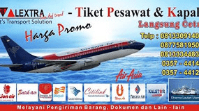ALEXTRA It's Transport Solution » Tour & Travel » Tiket Pesawat Dan Kapal