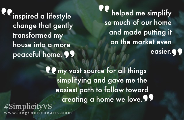 Testimonials for Simplifying Home