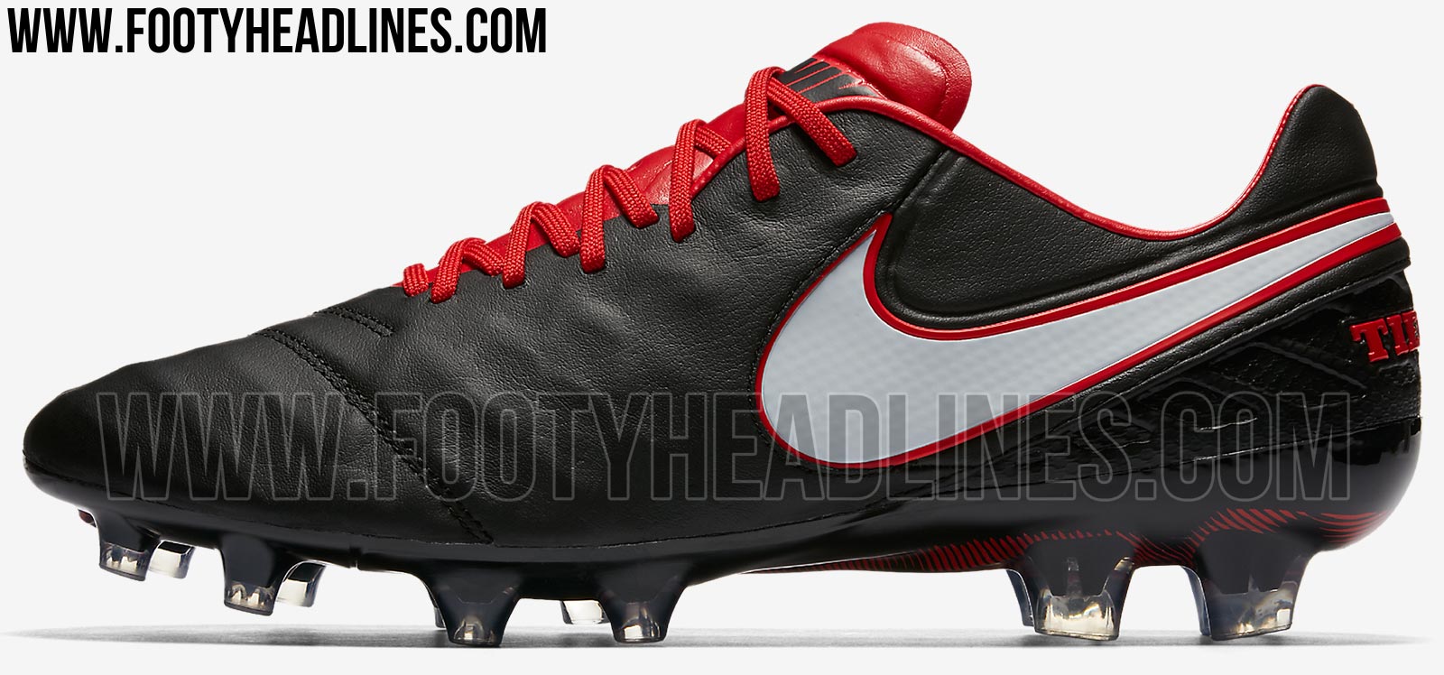 Stunning Black / Red Nike Tiempo Legend VI 2017 Boots Released Footy