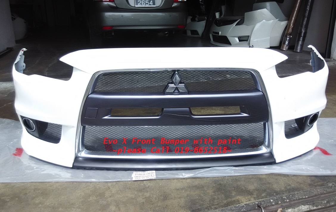 MING HONG MOTORSPORT EVO X FRONT BUMPER FOR SALES (V1) WITH PAINT