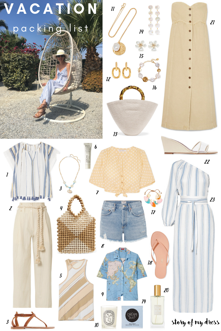 Summer Vacation Packing List | Story of My Dress