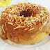 Bolo de doce de leite e coco caramelizado