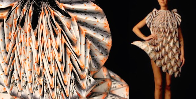 design-dautore.com: Origami dresses by Jule Waibel