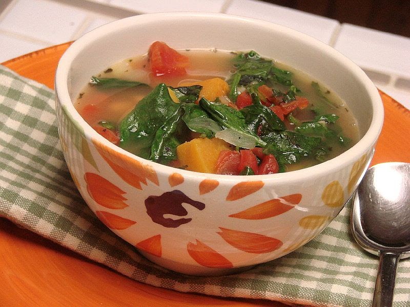 ...a quiet life... butternut and bean soup