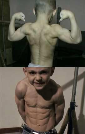 Cậu bé cơ bắp nhất thế giới
