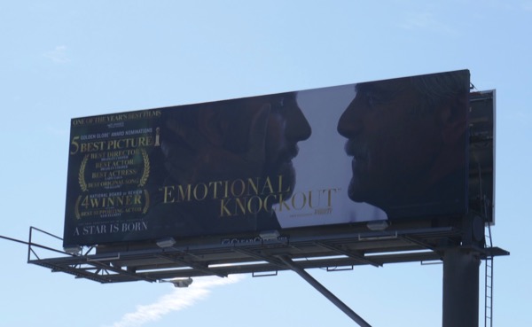 A Star Is Born For your consideration billboard La Brea Avenue A Star is Born For your consideration billboard