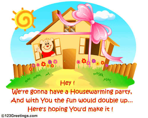 housewarming party clip art - photo #38
