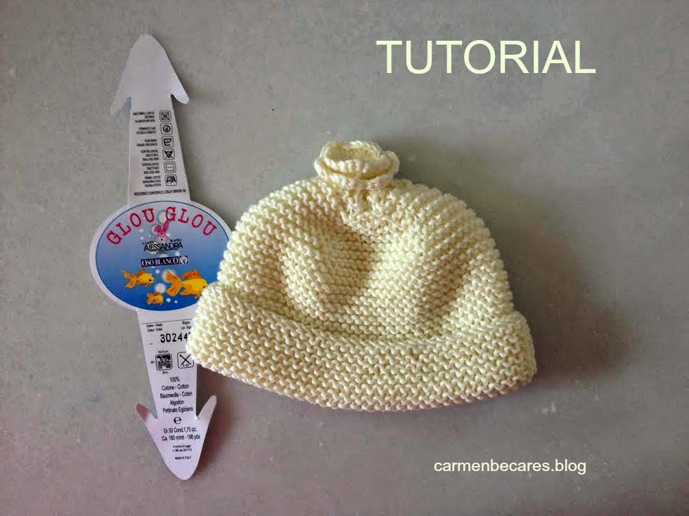 Patron Gorro Gorrito De Bebe Dos Agujas Dos Agujas Gorros Primera