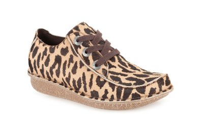 clarks leopard print trainers