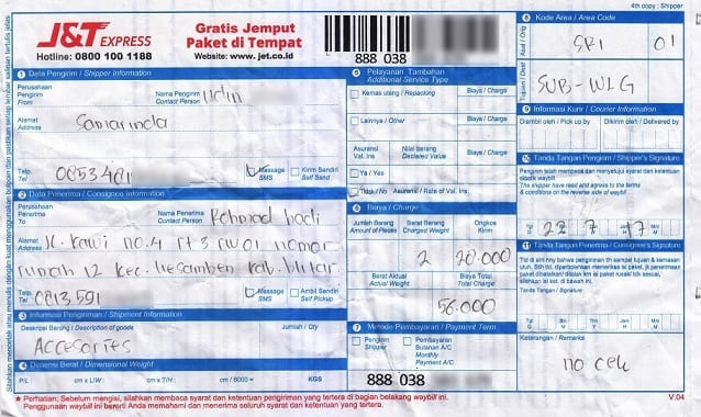 Review Ulasan Dan Cara Mengirim Barang Dengan J T Express