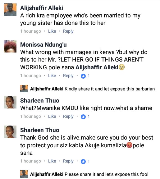  "This is the man who has sworn to kill my younger sister" - Kenyan man calls out brother-in-law over physical abuse of his sister