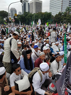 Beginilah Penampakan Aksi 313 Setelah Sejumlah Ulama Ditangkap, Lihat Foto-Fotonya!