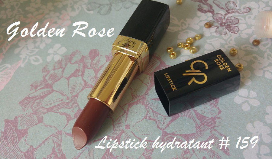 Golden Rose Lipstick - Rouge à lèvres hydratant 159 Marron Doré | Cookie\'s Makeup