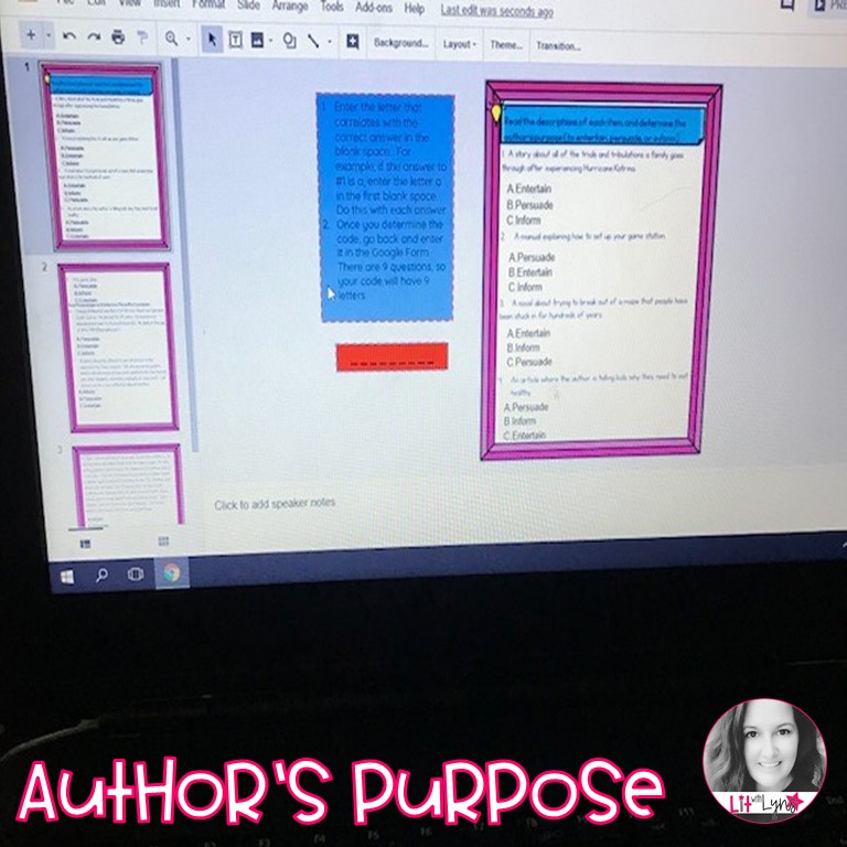 Digital Escape Room for ELA Test Prep Lit w/ Lyns