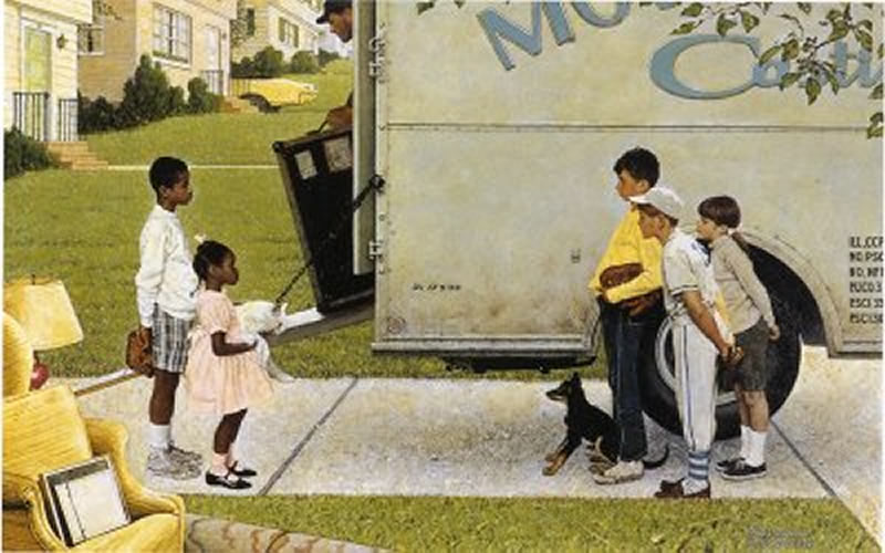 The problem we all live with de Norman Rockwell – HISTOIRE DES 