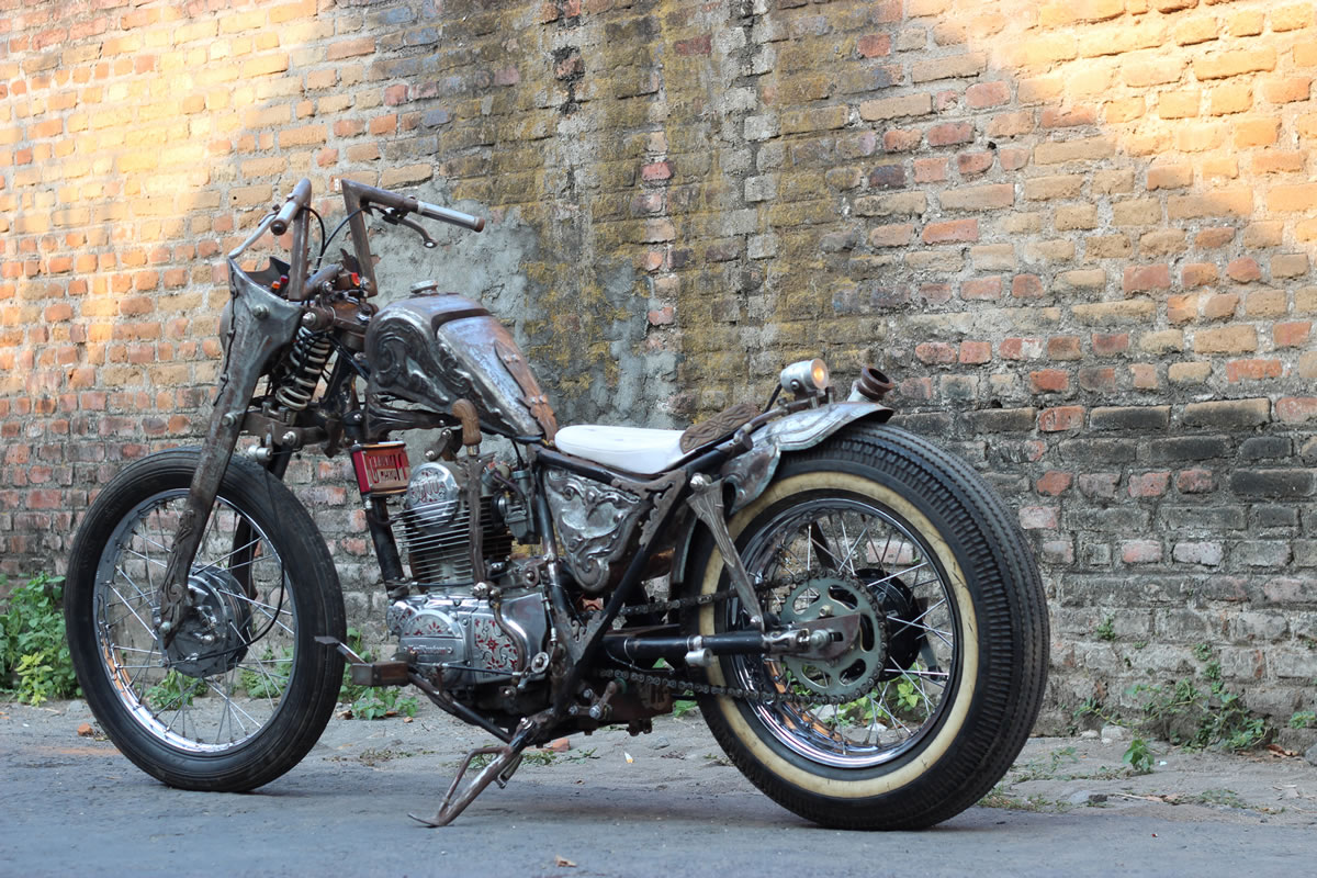 kawasaki kz200 bobber by k-kustom