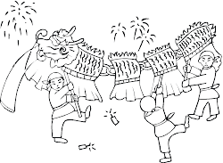 FUN & LEARN : Free worksheets for kid: Chinese New Year Free Coloring Pages ภาพระบายสีวันตรุษจีน