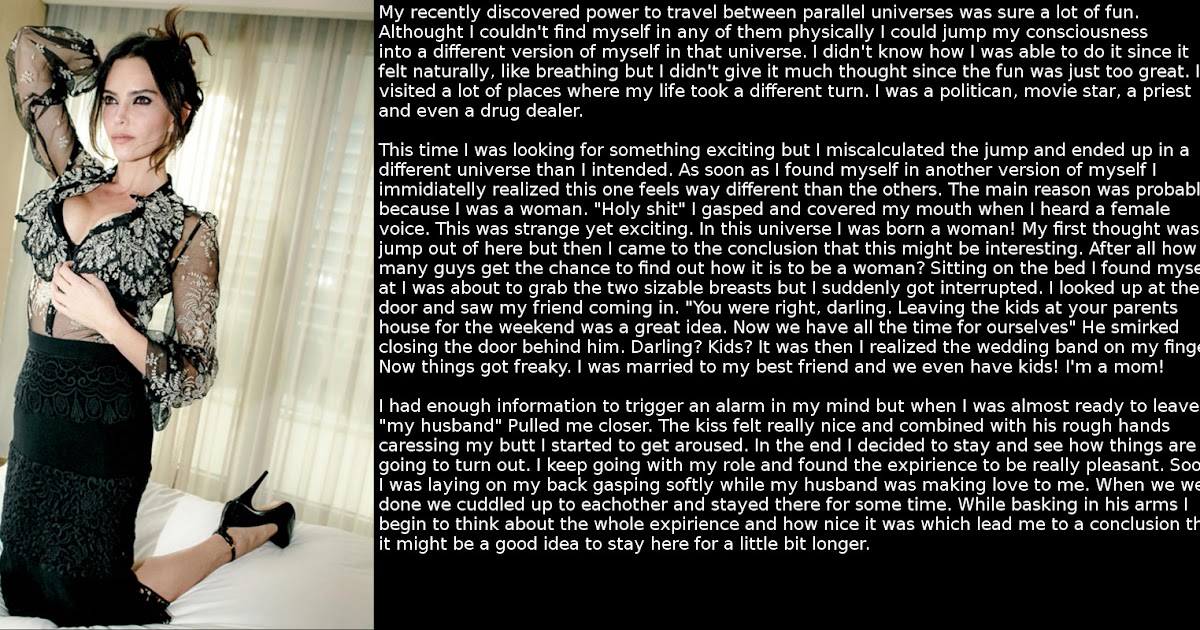 Marti's tg captions Jumping throught universes (Request)