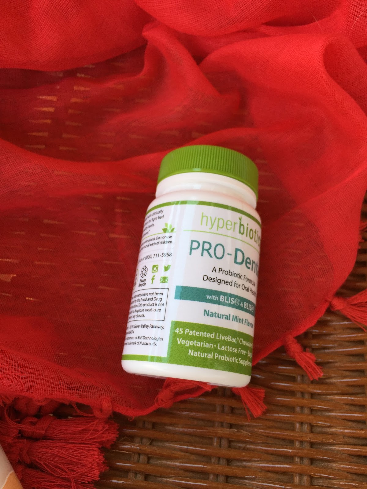 Hyperbiotics, PRODental, натуральный мятный вкус и Logona