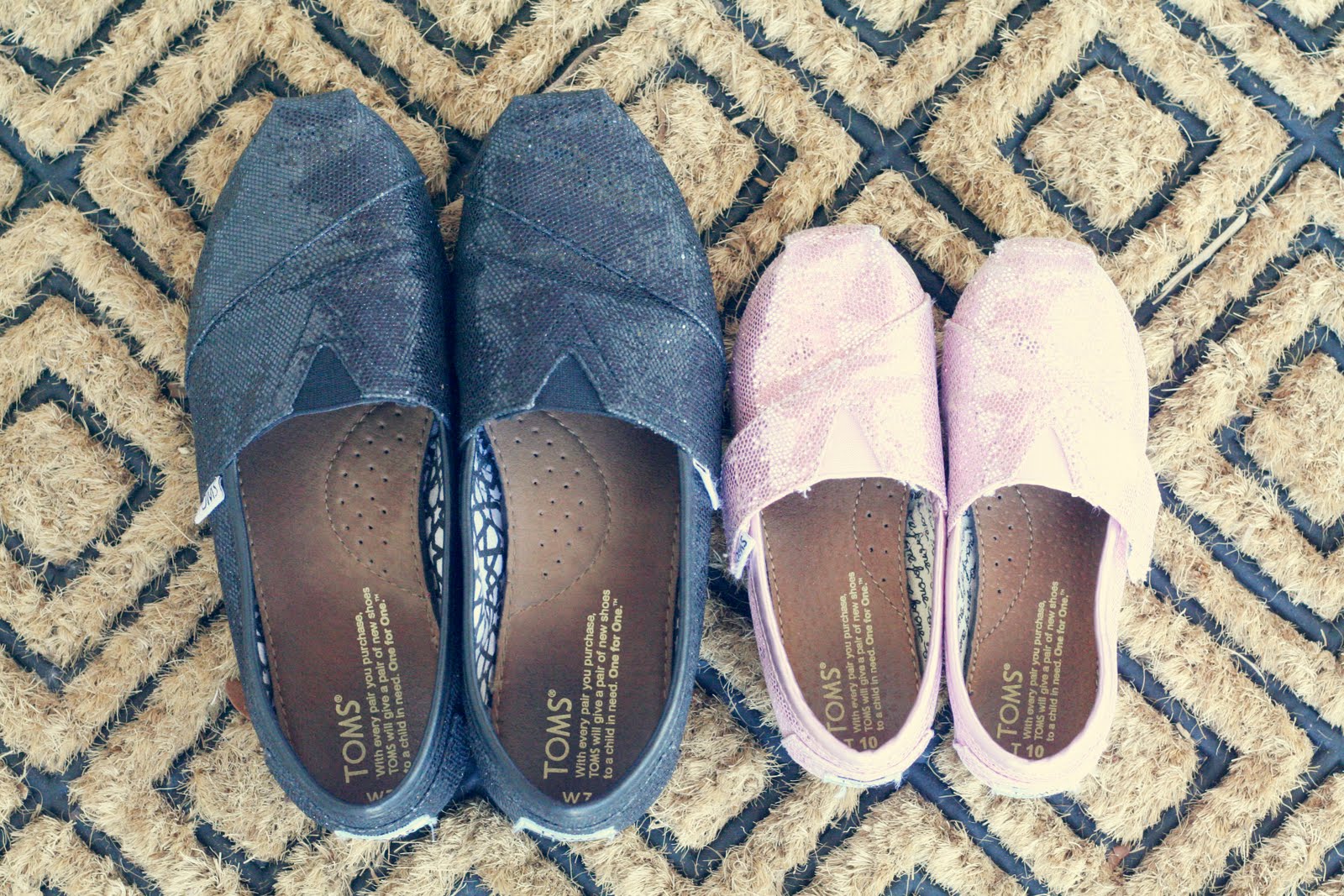 Buggie and Jellybean: One Day Without Shoes {With a Toms Shoes Giveaway}