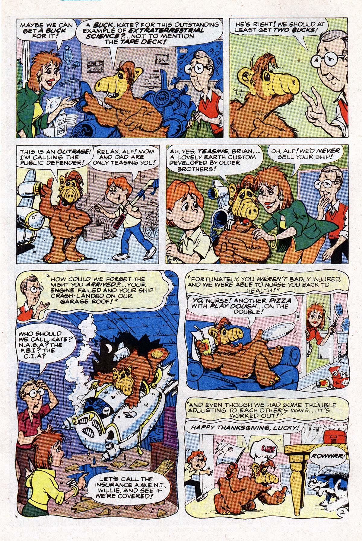 Read online ALF comic -  Issue #1 - 3