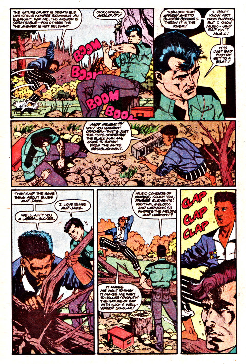 Read online The Punisher (1987) comic -  Issue #44 - Flag Burner - 10