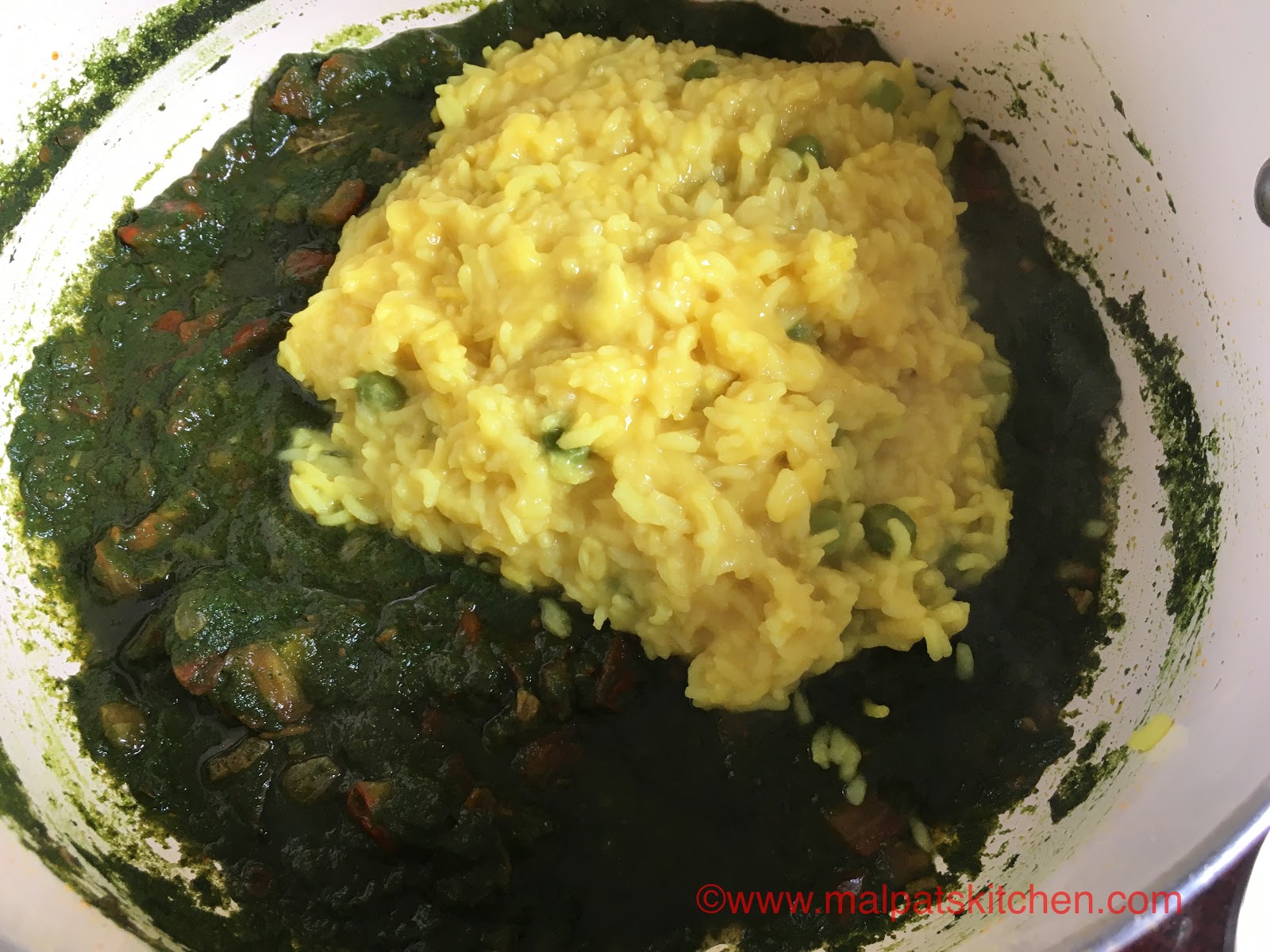PALAK KHICHDI, how to make spinach khichdi Malpats Kitchen