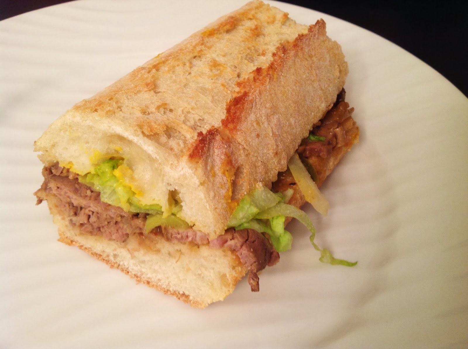 my back pages save with jamie sloppy brisket po'boy