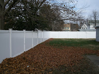 6' six foot vinyl privacy fencing