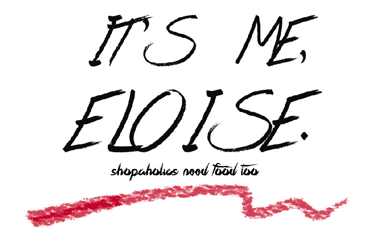 It's me, Eloise.