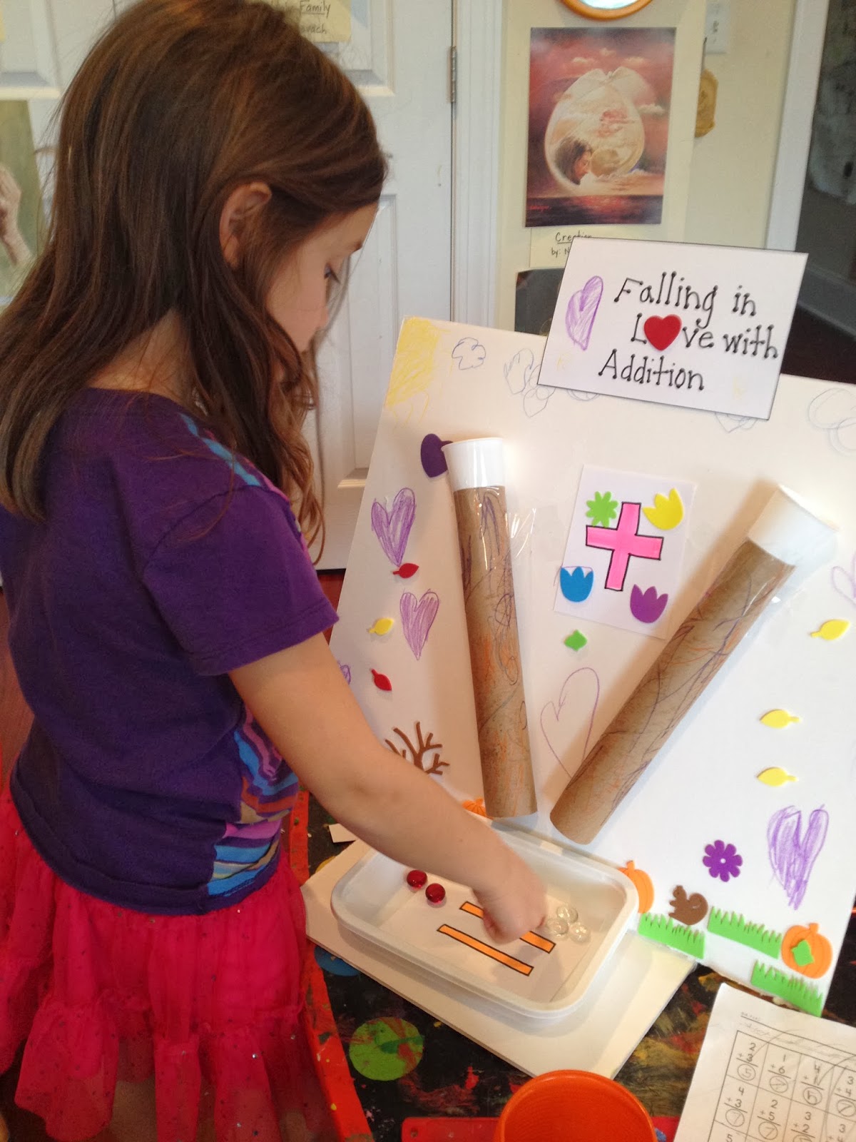 A Slice of Smith Life: Falling In Love with Addition! ... Adding 