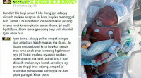 Tragis! Cerita Bayi 1 Bulan yang Meninggal Dunia Karena Diberi Makan Pisang