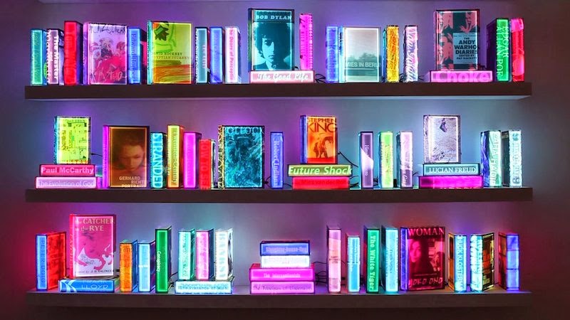 The Frivolous Bibliophile: Airan Kang's Neon Light Books