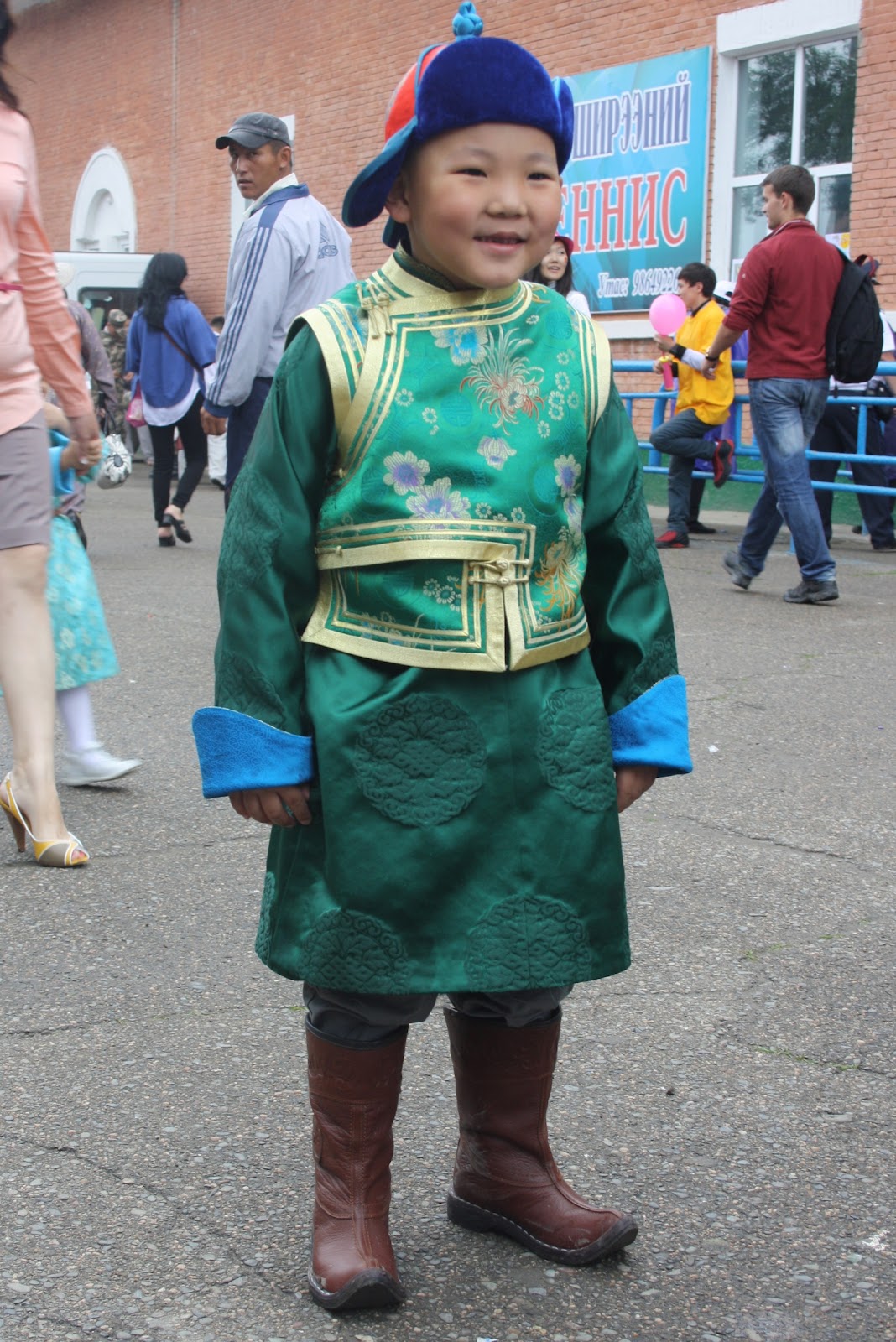 Lauren in Mongolia Mongolian Traditional Dress