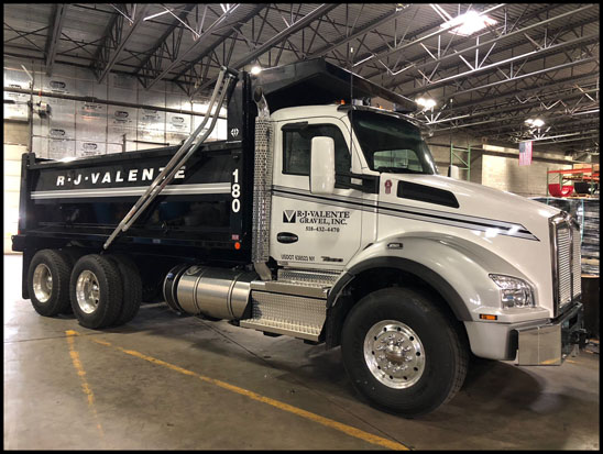 R. J. Valente Gravel, Inc. Kenworth T880 Dump Truck